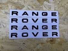 Scritte range rover usato  Roma