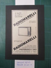 Radiomarelli 1963 pubblicita usato  Soliera
