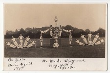 2) UK Great Britain H.M.S. Fisgard Royal Navy Turner Marine Sport Foto RPPC 1917 comprar usado  Enviando para Brazil