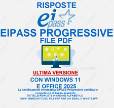 Risposte eipass progressive usato  Ragalna