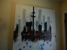 Large acrylic canvas for sale  Fontana