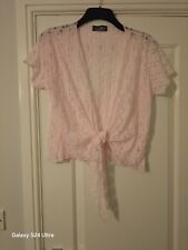 Ladies pink shrug for sale  BRIDGEND