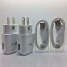 Adaptador carregador rápido LG e cabos USB tipo C V20 V30 G6 2X novo original fabricante de equipamento original  comprar usado  Enviando para Brazil