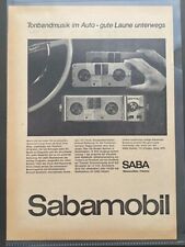 Saba sabamobil ldtimer gebraucht kaufen  Aßlar
