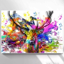 Leinwand bilder hirsch gebraucht kaufen  Neuss