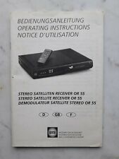 Bedienungsanleitung stereo sat gebraucht kaufen  Bad Lippspringe