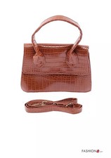Handtasche braun kroko gebraucht kaufen  Allenfeld, Boos, Hargesheim