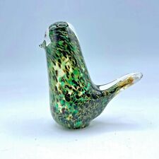 Glass green budgie for sale  CULLOMPTON