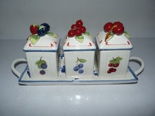 Lot pots confiture d'occasion  Freyming-Merlebach