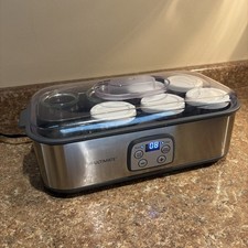 Ultimate Yogurt Maker com controle ajustável de temperatura e tempo (frasco/tampas faltando), usado comprar usado Ultimate Yogurt Maker com controle ajustável de temperatura e tempo (frasco/tampas faltando), usado comprar usado  Enviando para Brazil
