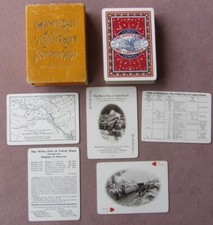 1900 White Pass + Yukon Route Souvenir Photo Cartas de Jogar Alasca Extra Completo comprar usado  Enviando para Brazil