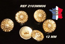 Boutons metal dorés d'occasion  Pont-Audemer