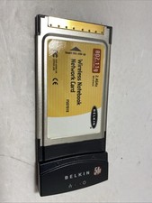 Usado, Placa de Notebook Belkin F5D7010 802.11g Wireless G 54Mbps CardBus WiFi Rede LAN comprar usado  Enviando para Brazil