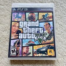 Grand Theft Auto V Playstation 3 PS3 USADO COMPLETO CIB DISCO DAÑADO segunda mano  Embacar hacia Argentina