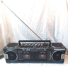 CAJA DE ENERGÍA 1991 DE COLECCIÓN 2 * DOBLE CASSETTE SONIDO CÚBICO BOOMBOX, usado segunda mano  Embacar hacia Argentina