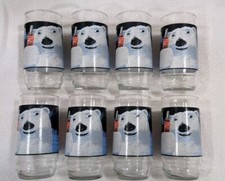 8 Vintage 1995 Coca Cola, Urso Polar Always Cool Drinking Soda, Pop, Copo 16 oz comprar usado  Enviando para Brazil
