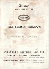 Wolseley saloon period for sale  BATLEY