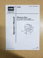 Toro vibratory plow for sale  Womelsdorf