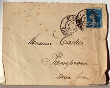 Used stamps letter d'occasion  Expédié en Belgium