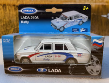 Lada 2106 Rally – model odlewany ciśnieniowo 1:43 – rosyjski samochód wyścigowy w pudełku – radziecki na sprzedaż  Wysyłka do Poland