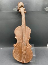 Violino Royal Metal Cast Wall Decor 18" marrom corda baixo violoncelo vintage comprar usado  Enviando para Brazil