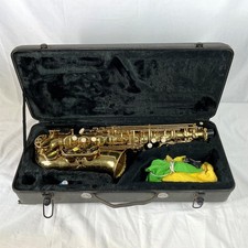 Saxofone SoundZ tom dourado com estojo - Parte superior/boca faltando (MM1) CP#8681 comprar usado  Enviando para Brazil