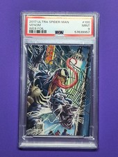 PSA 9 2017 Fleer Ultra Marvel Spider-Man Venom #100 Web Foil  comprar usado  Enviando para Brazil