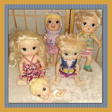 5 MUÑECAS BABY ALIVE-STEP N RISITA~SWEET SPOONFULLLS NIÑO RUBIO~VIDA DE CUNA~PEQUEÑAS MACETAS segunda mano  Embacar hacia Argentina