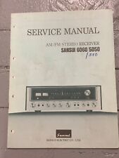Usado, Receptor estéreo Sansui 6060 5050 550 manual de serviço AM/FM original comprar usado  Enviando para Brazil
