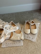 Sapatos Kailee p usados estado branco casamento sapatos combinando mãe e filha  comprar usado  Enviando para Brazil
