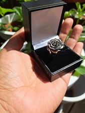 Ring rosen silber gebraucht kaufen  Weilerbach