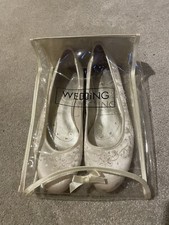 Ivory bridal shoes for sale  NEWENT