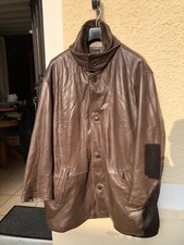 Cuir veste marron d'occasion  Boran-sur-Oise