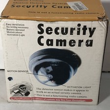 Câmera de segurança falsa realista com luz de ativação sensor detector de câmera falsa comprar usado  Enviando para Brazil