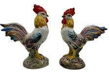Paire coq faience d'occasion  La Ferté-sous-Jouarre