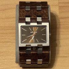 Nixon The Big Rig "Nice Ride" pulseira de corrente de couro relógio analógico de surf masculino CORRENDO, usado comprar usado  Enviando para Brazil