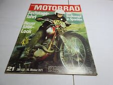 Motorrad zeitschrift 1971 gebraucht kaufen  Höchstädt a.d.Donau
