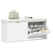 Homcom white shoe for sale  GREENFORD