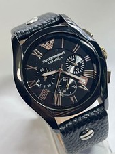Operação normal EMPORIO ARMANI CERAMICA cronógrafo AR 1410 bateria substituída comprar usado Operação normal EMPORIO ARMANI CERAMICA cronógrafo AR 1410 bateria substituída comprar usado  Enviando para Brazil