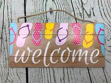 Welcome sign wooden for sale  Mccordsville