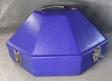 Estojo rígido roxo Hammer Plastics clássico faroeste chapéu transportador armazenamento EUA comprar usado  Enviando para Brazil