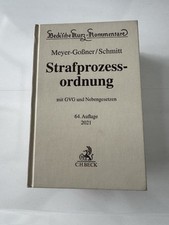 Meyer goßner strafprozessordn gebraucht kaufen  Mainz