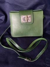 Italian green leather for sale  EGHAM