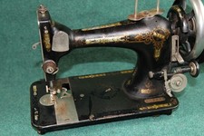 Guindaste manual alemão reparável antigo máquina de costura Singer 128 clone precisa funcionar, usado comprar usado  Enviando para Brazil