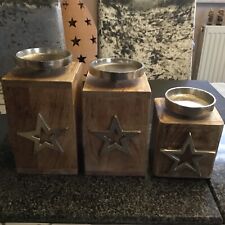Elambia kerzenhalter holz gebraucht kaufen  Biberbach