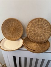 Vintage wicker woven for sale  THETFORD