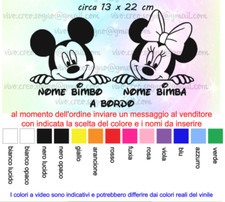 Adesivo bimbo bimba usato  Villanova di Camposampiero