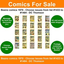 Beano comics 1970 for sale  SKEGNESS