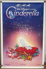 POSTER ORIGINAL DO FILME DE UMA FOLHA ENROLADO CINDERELA DA DISNEY RR87 (1950) comprar usado  Enviando para Brazil