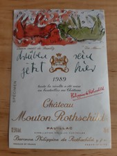 Wine label mouton d'occasion  Expédié en Belgium
